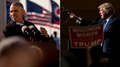 Obama condena las insinuaciones de Trump de elecciones "amañadas" y su adulación a Putin