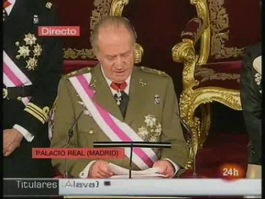  - El Rey pide el alto el fuego