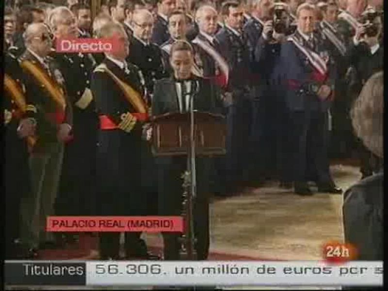  Discurso de Carme Chacón en la Pascua Militar