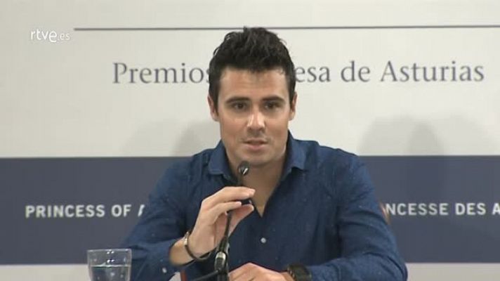 Premios Princesa de Asturias - Gómez Noya: "La clave está en la perseverancia y en creer en uno mismo"