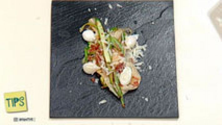 RTVE Cocina - Tallarines de espárragos con huevos de codorniz