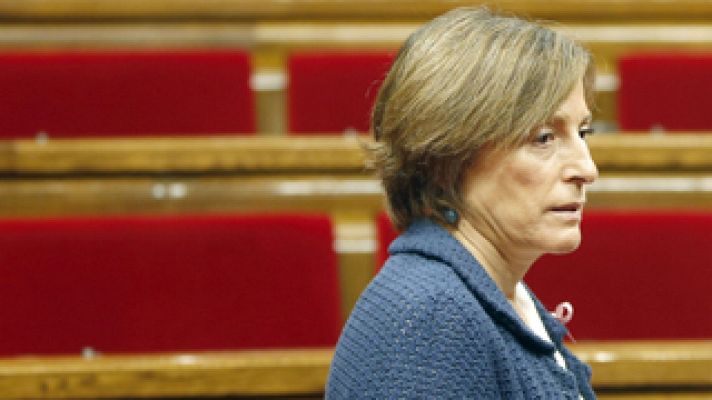 La Fiscalía catalana acusa a la presidenta del Parlament de permitir que se votara la hoja de ruta independentista 