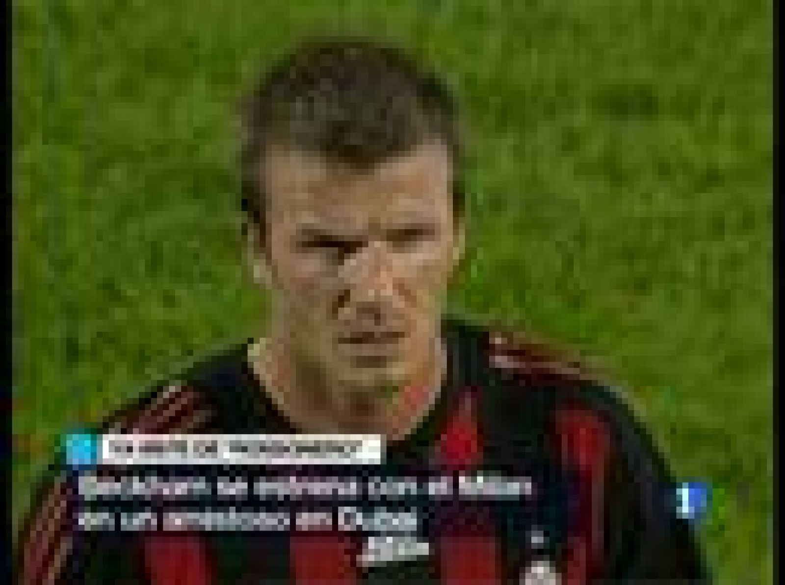 David Beckham ha jugado su primer partido con la camiseta del Milán, obteniendo la victoria en el torneo Football Challenge de Dubai.  
