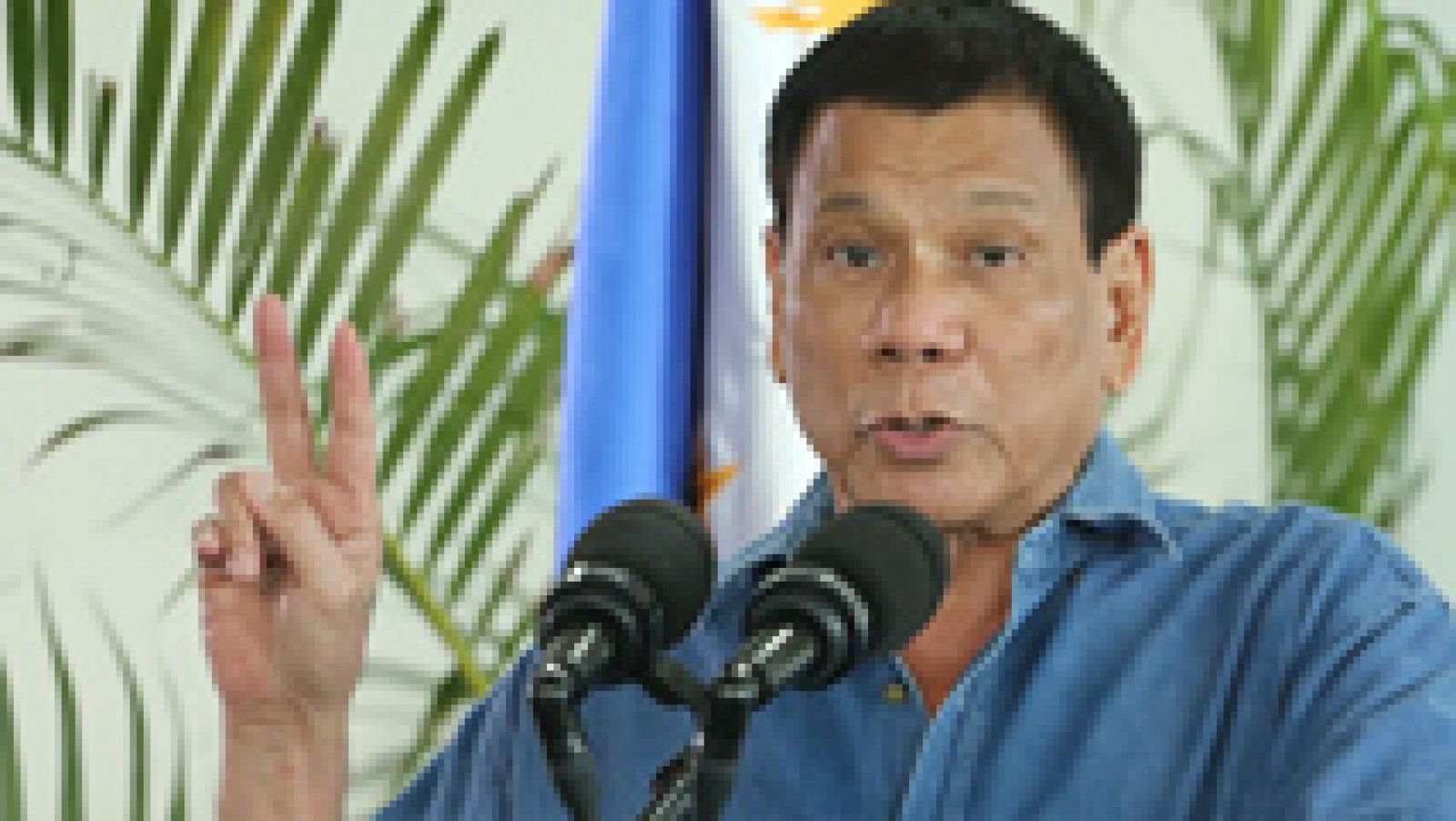 Telediario 1: Duterte anuncia la "separación" económica de Washington y EE.UU. lo desmiente | RTVE Play