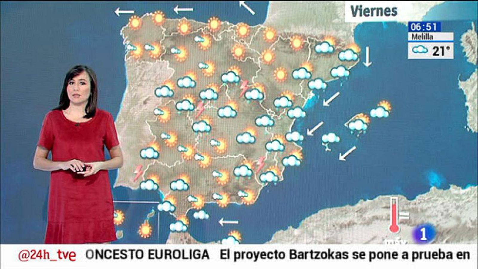 El cielo estará nuboso en gran parte de la península y Baleares - El tiempo | Ver