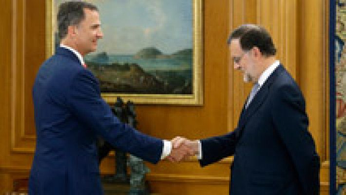El rey comprime la ronda de consultas para certificar si habrá investidura a Rajoy