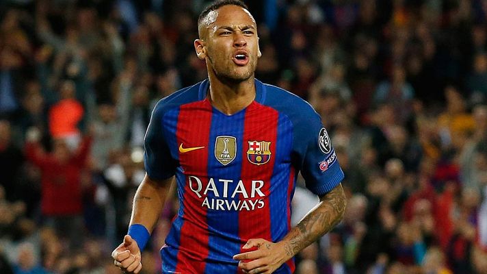 Telediario 1 - Neymar renueva con el Barça hasta 2021
