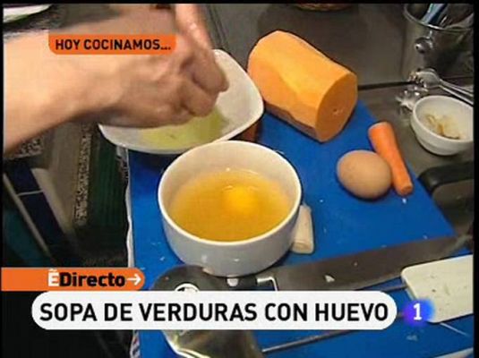 RTVE Cocina - Sopa de verdura con huevo
