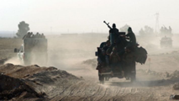 Las tropas iraquíes se aproximan a Mosul en el sexto día de 