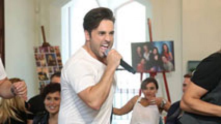 Telediario 1 - Entrevista a Bustamante