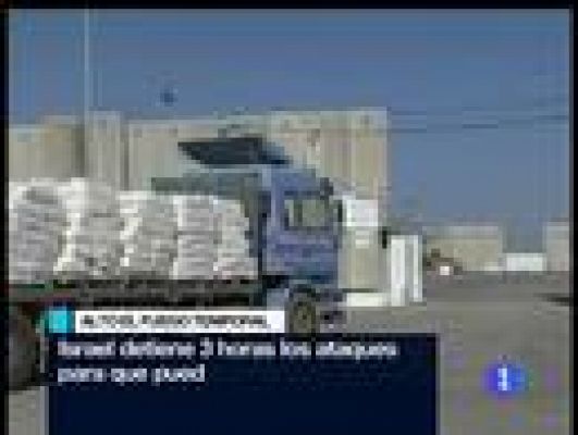 Telediario 1 - Telediario en 4' - 07/01/09