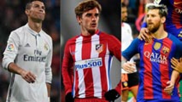 Telediario 1 - La Liga aporta 13 candidatos de los 30 seleccionados para el Balón de Oro