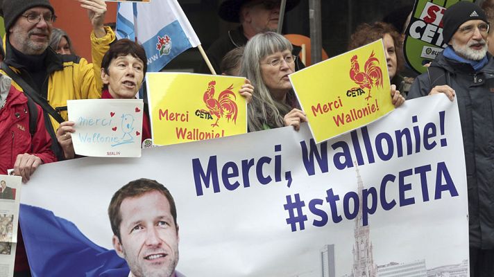 Telediario 1 - El 50% del PIB de la región belga de Valonia depende de las exportaciones