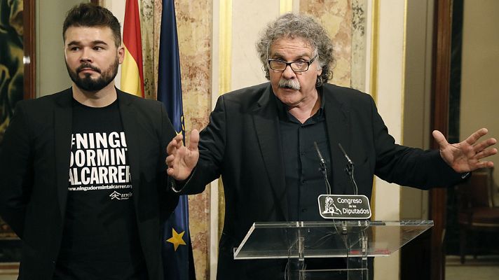 ERC equipara el discurso de investidura de Rajoy con "los hijos del franquismo"