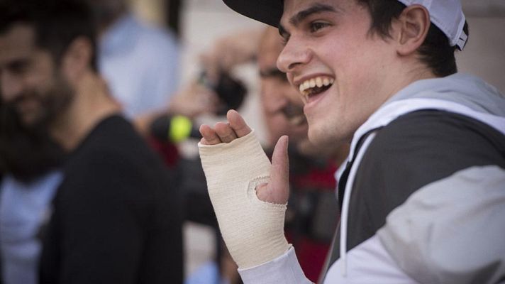 Telediario 1 - Bruno Hortelano: "Voy a volver al 110%"