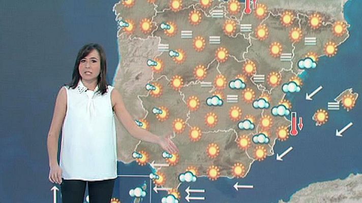 El tiempo - Lluvias en islas Canarias orientales y levante fuerte en el Estrecho