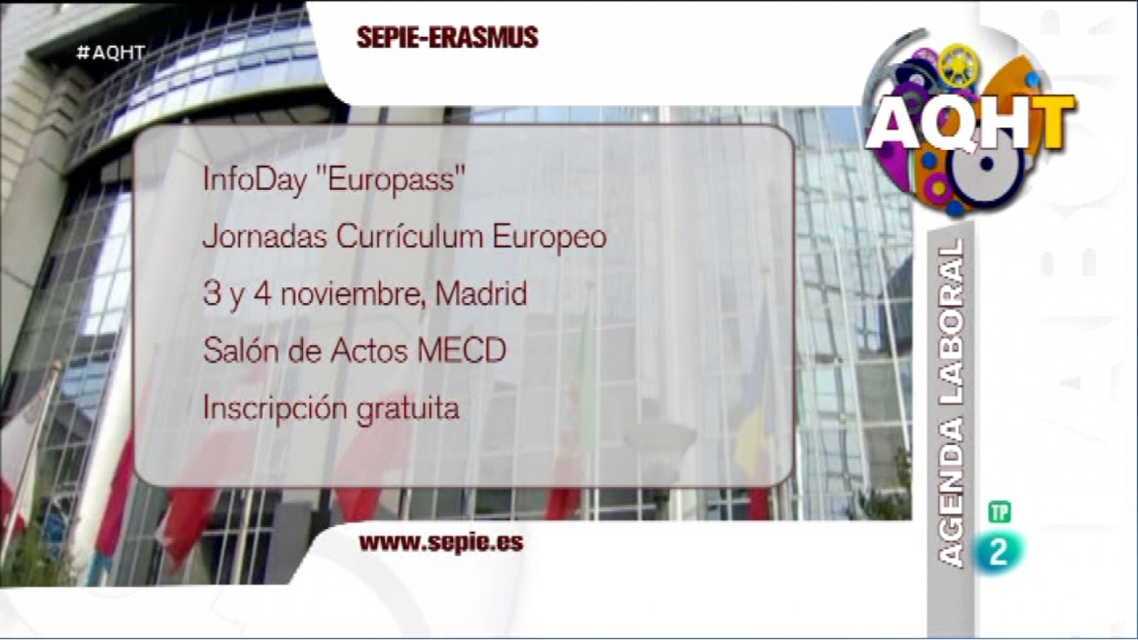 Aquí hay trabajo : Jornadas sobre el Europass y 3 foros de empleo | RTVE Play