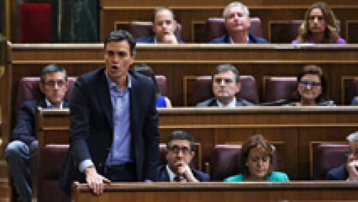 Pedro Sánchez, el abanderado del "no es no" a Rajoy