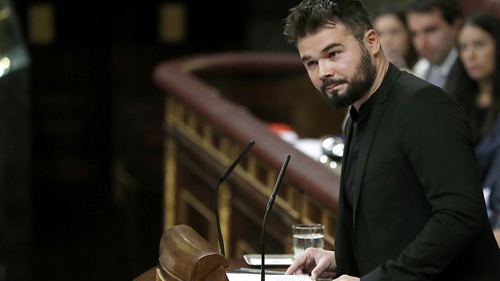 Especiales informativos - Rufián llama "traidores" a los socialistas doblegados a una "cacique"