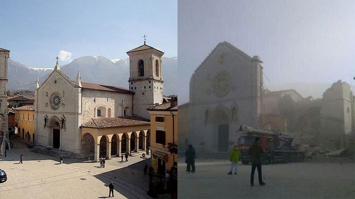 Informativo 24h - Un potente terremoto sacude de nuevo el centro de Italia y derrumba varias casas