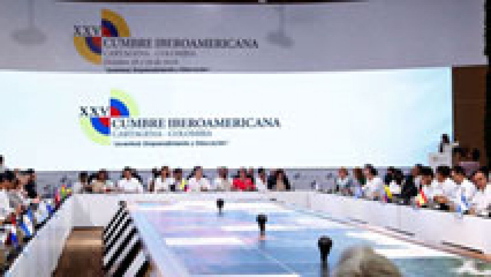 Telediario 1: La cumbre iberoamericana respaldada el proceso de paz  | RTVE Play