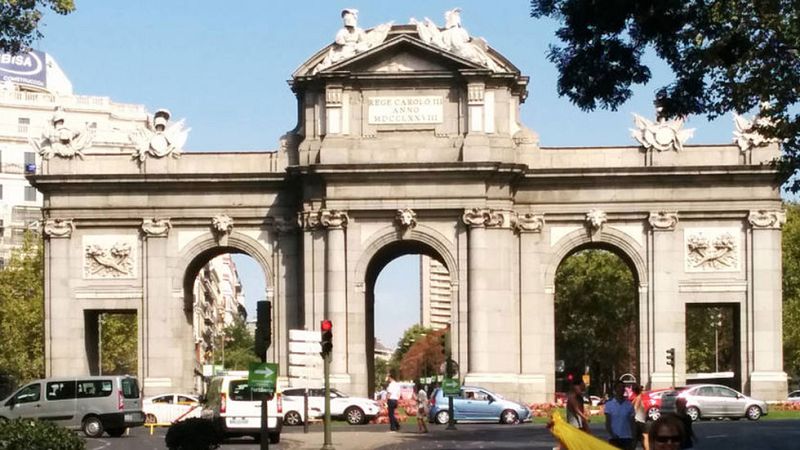 La puerta de Alcalá, uno de los monumentos más fotografiados de la capital