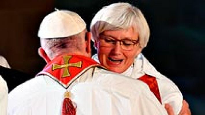 El papa Francisco participa en Suecia en la conmemoración de los 500 años de la reforma luterana