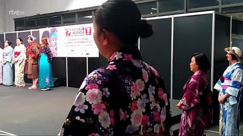 Kimonos en el Salón del Manga