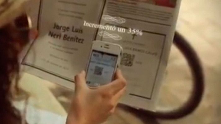 Telediario 1 - Las esquelas se reinventan con ayuda de las nuevas tecnologías