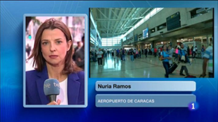 La corresponsal de TVE, Nuria Ramos, explica la retención sufrida por parte del Gobierno venezolano