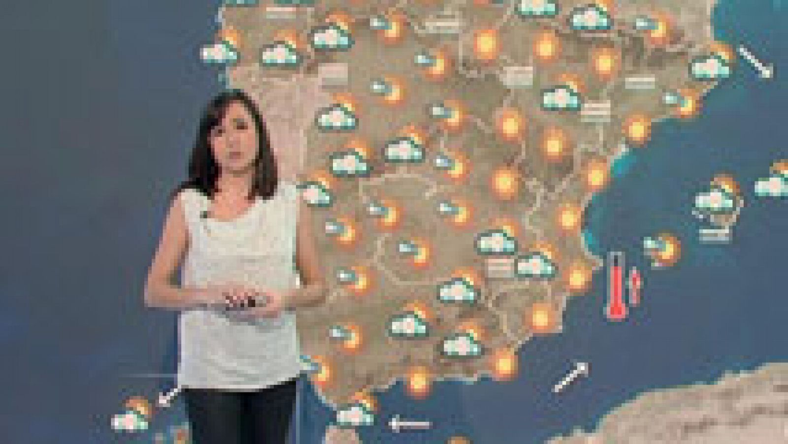 El tiempo: Cielo nuboso en Galicia y Canarias y temperaturas con pocos cambios | RTVE Play
