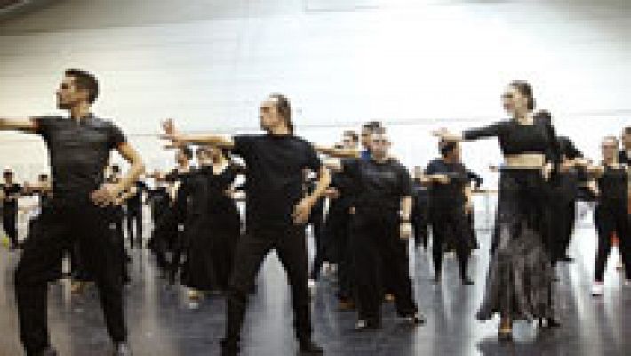 El Ballet Nacional de España ha compartido su ensayo con 20 jóvenes bailarines con síndrome de Down