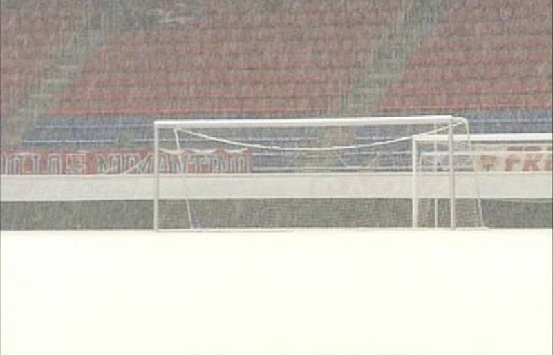 Entrenando bajo la nieve