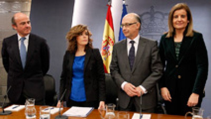 Guindos, Montoro y Báñez continúan en el núcleo económico del Gobierno de Rajoy