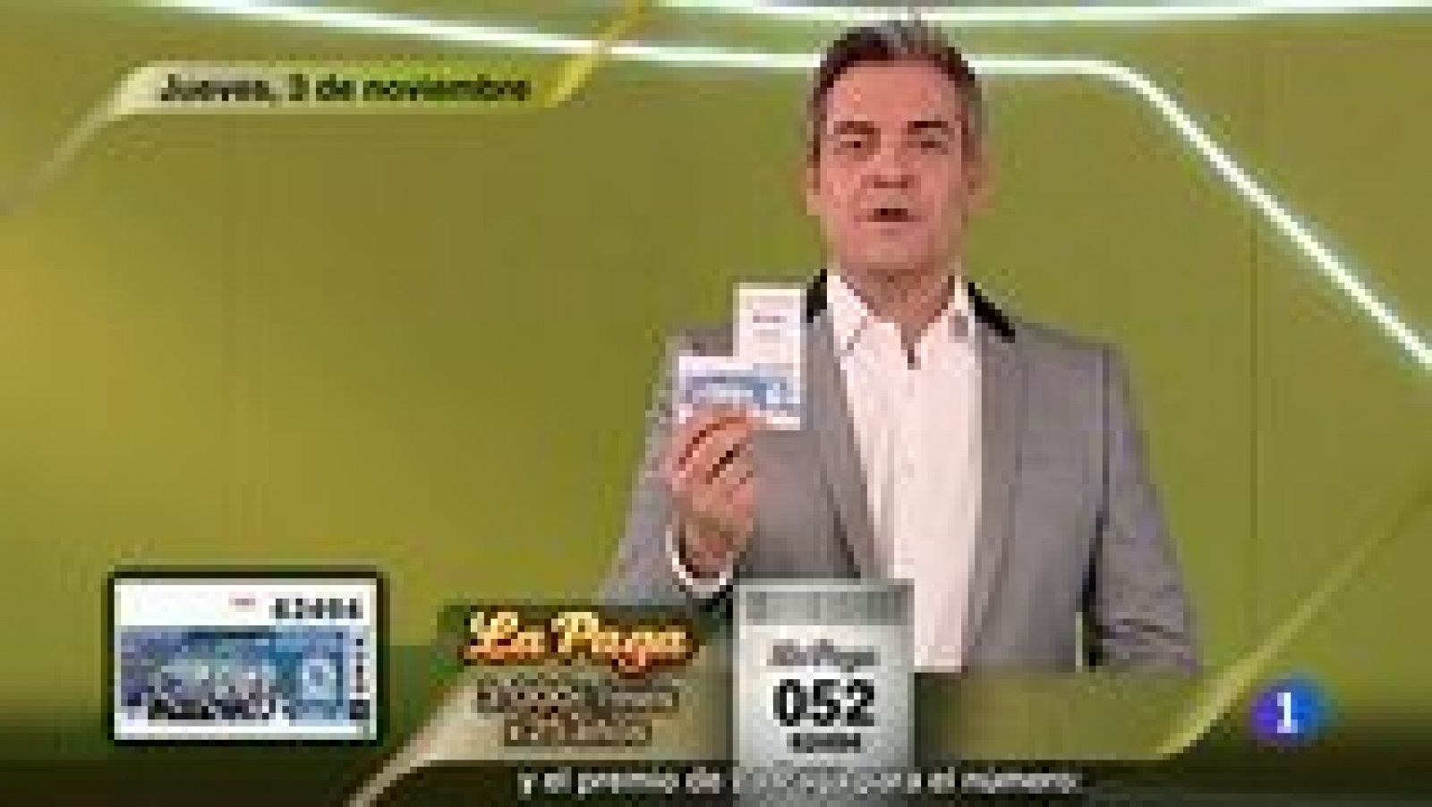 Sorteos ONCE: Sorteo ONCE - 03/11/16 | RTVE Play