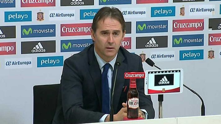 Fútbol - Rueda de prensa Julen Lopetegui. Seleccionador español