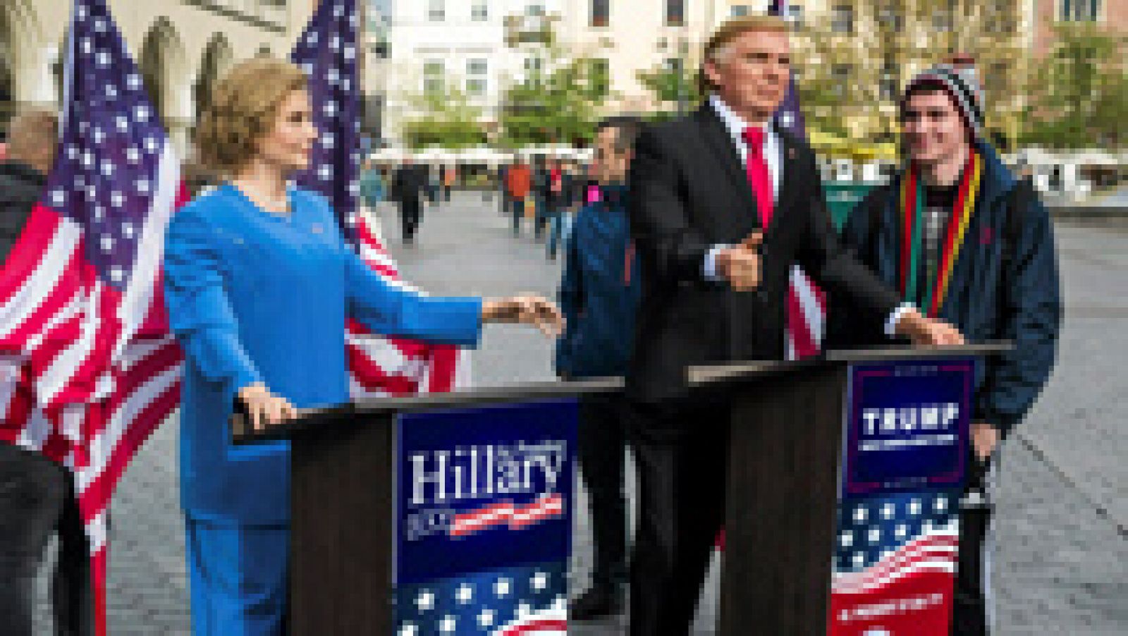 Telediario 1: Clinton y Trump apuran las campañas a cuatro días de las elecciones en EE.UU. | RTVE Play