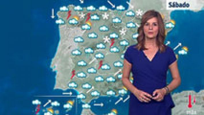 El tiempo - Lluvias fuertes y descenso notable de las temperaturas