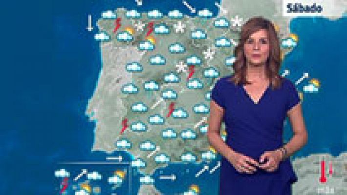 Lluvias fuertes y descenso notable de las temperaturas