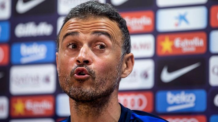 Telediario 1 - Luis Enrique: "Al Sevilla hay que ganarle en todas las batallas"