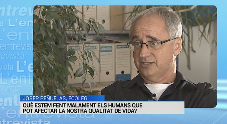 L'Informatiu - L'Entrevista de L'Informatiu Cap de Setmana - Josep Peñuelas