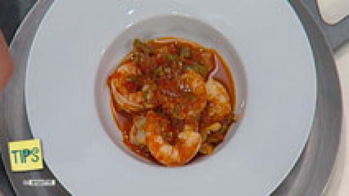  Cocina - El pimentón y cazuela de marisco con verdura