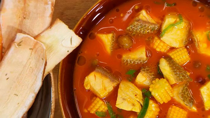 RTVE Cocina - Receta de sopa de pescado y yuca