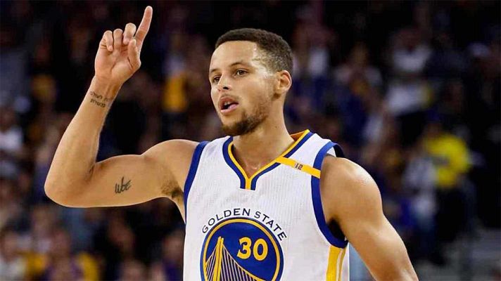 Telediario 1 - Curry vuelve a hacer historia en la NBA con 13 triples en un partido