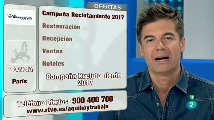 Aquí hay trabajo - Disneyland París abre su campaña de contratación 2017