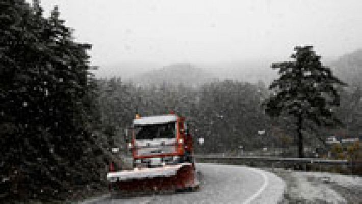Lluvia en Navarra, Pirineos y País Vasco y cota de nieve en ascenso