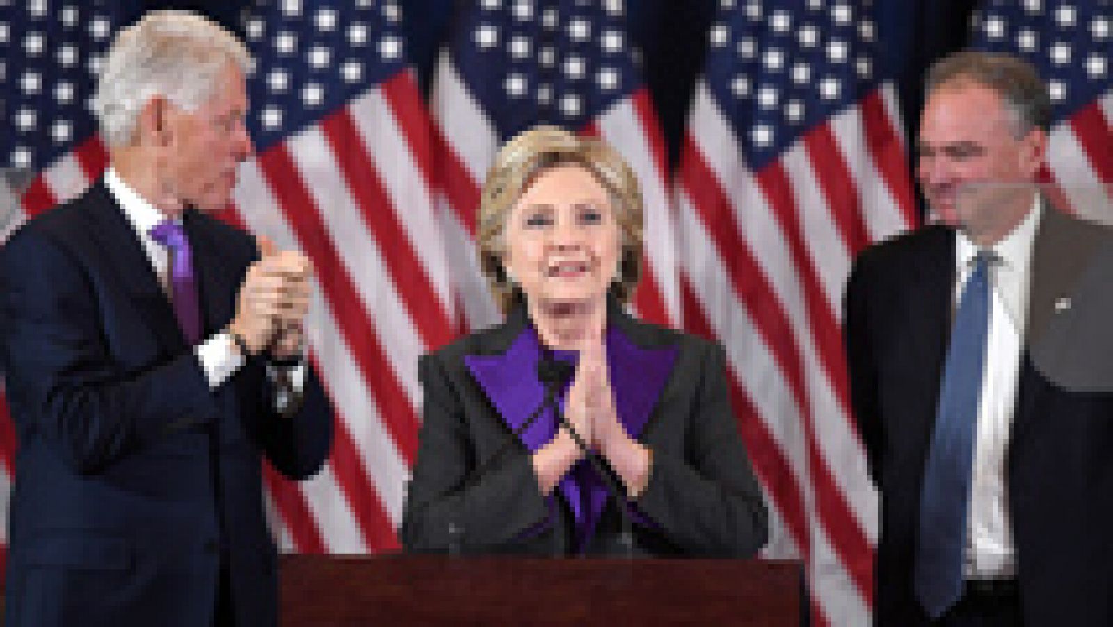 Noticias 24h: Hillary Clinton: "Sigo creyendo en EE.UU. y debemos aceptar el resultado" | RTVE Play