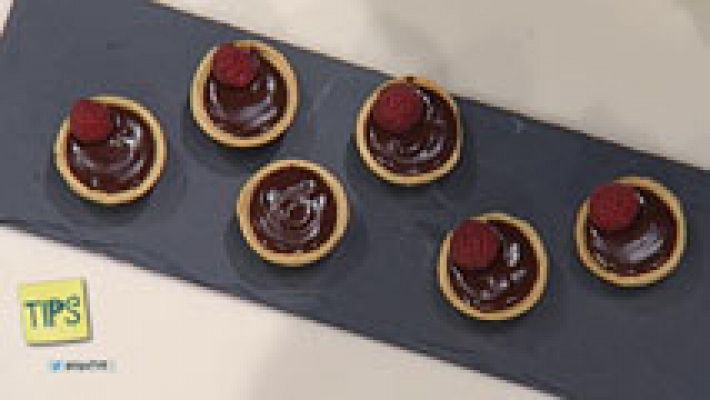 Tartaletas de chocolate