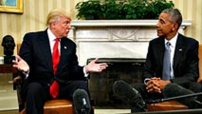Reunión de Trump con Obama