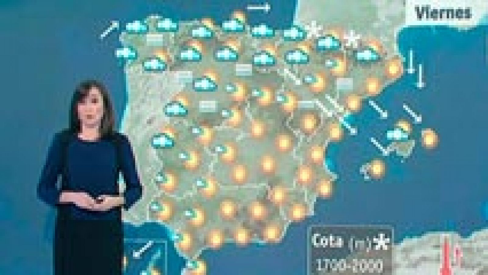 El Tiempo - Lluvias en Galicia, avisos por viento Tarragona y Castellón